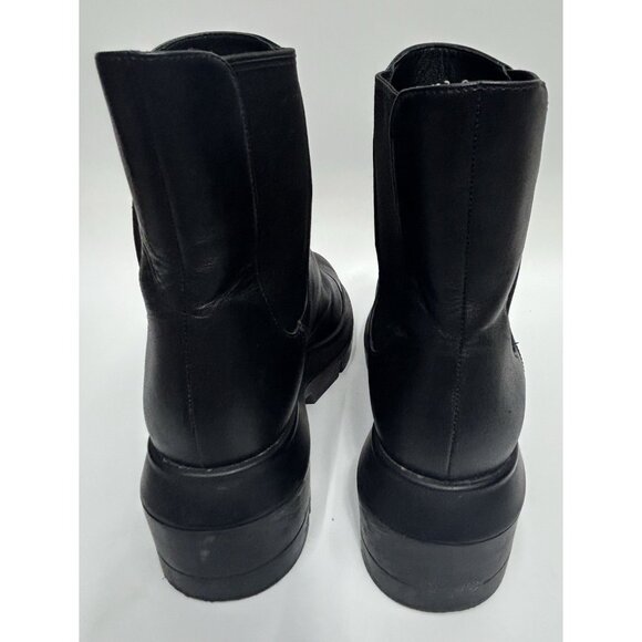 STUART WEITZMAN Norah Lug Boot Black Chelsea SO164 8C Chunky Platform WORN ONCE - Picture 5 of 10